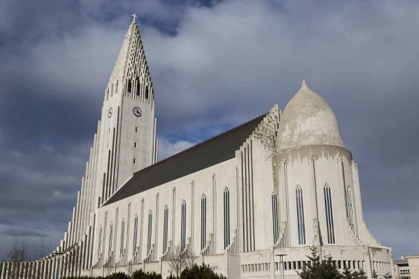 Iceland, Reykjavik Hallgrimskirkja Church